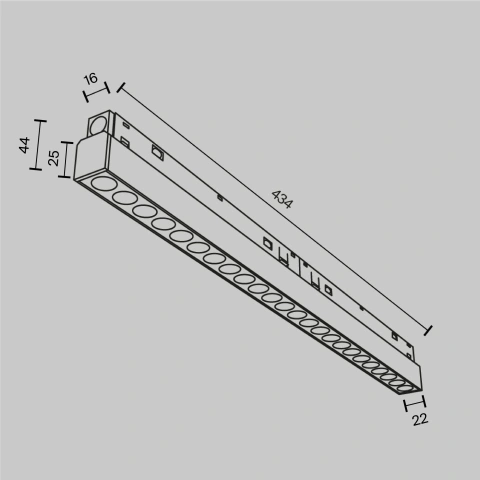 Corp Liniar Sina Magnetica TR031-4-24WTW-DD2-B_5
