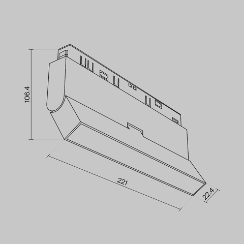 Corp Liniar Sina Magnetica TR036-4-12WTW-DD2-B_5