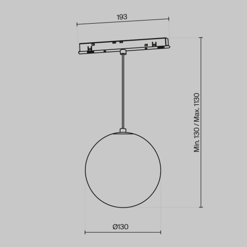 Pendul Sina Magnetica Luminaire TR039-2-5W4K-1_5