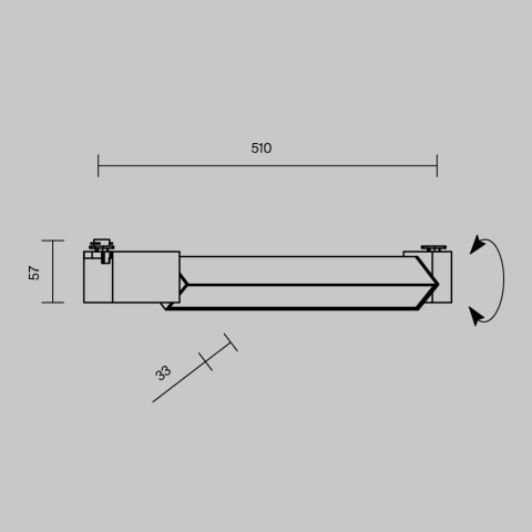 Lampa Liniara pe Sina TR104-1-24W4K-B-DE_5