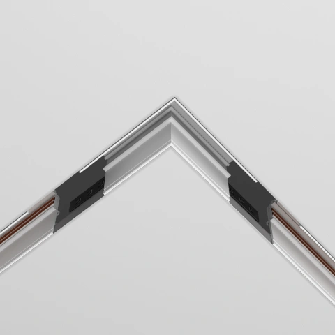 Conector Unghiular, Exility, pentru GKL 12.5mm, Alb_2