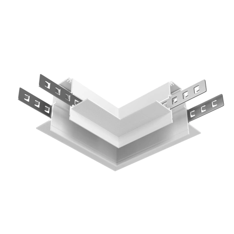 Conector Unghiular, Exility, pentru GKL 12.5mm, Alb