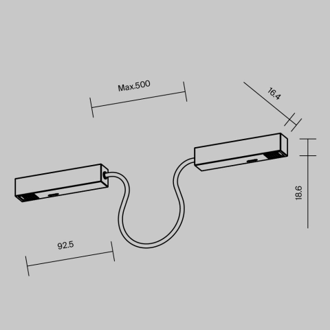 Conector Flexibil Sina Magnetica 50 TRA034CPC-42B-50_3