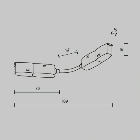 Conector Curbat Sina Magneticar TRA034CS-B-DE_3