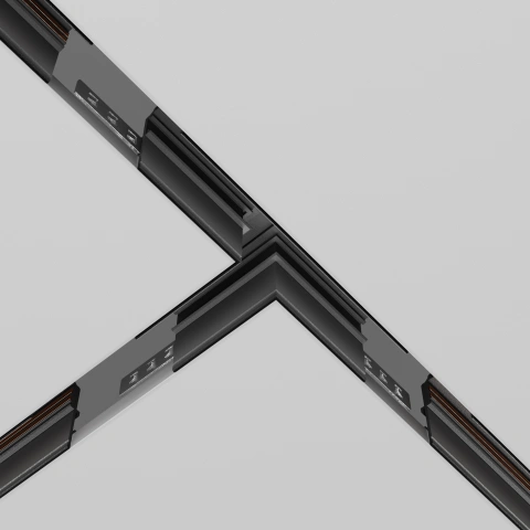 Conector T Sina Magnetica, Exility, pentru 12.5mm GCL, Negru_2
