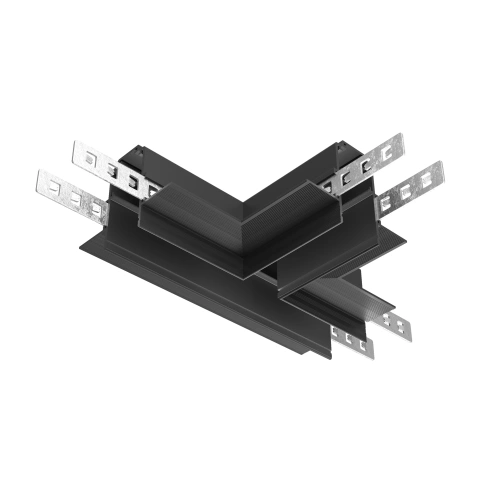 Conector T Sina Magnetica, Exility, pentru 12.5mm GCL, Negru