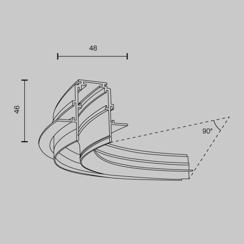 Conector Curbat Sina Magneticar TRA044-angle.12B_4