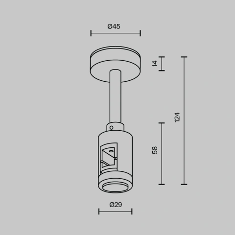 Brat de Perete Sina Magnetica TRA156C-B1-BS_3