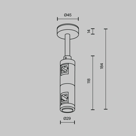 Brat de Perete Sina Magnetica TRA156С-D1-BS_3