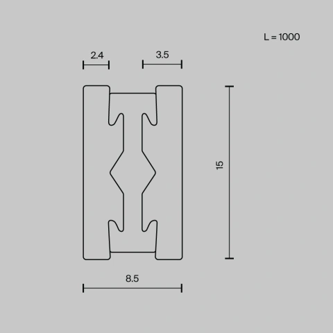 Sina Magnetica Modulara TRX154-111BS_4