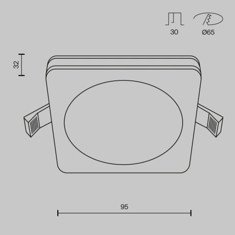 Spot Incastrat DL303-L7W_5
