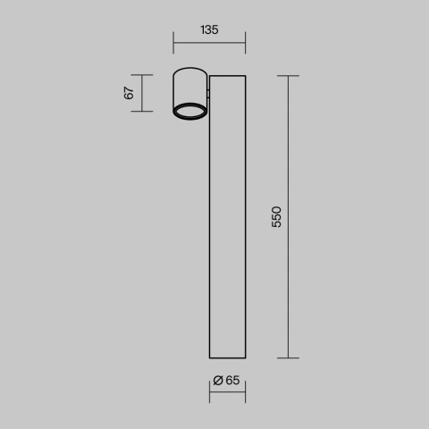 Stalp de Iluminat Exterior O010FL-01B_4