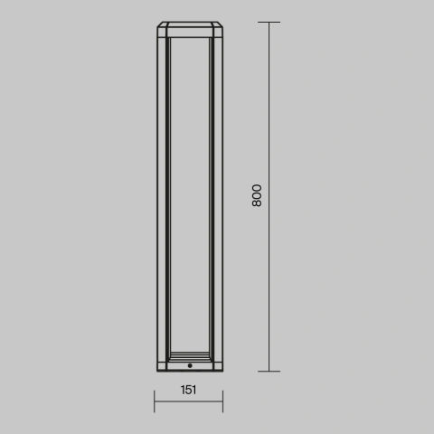 Stalp de Iluminat Exterior O019FL-L12GR3K_5