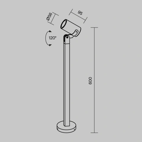 Stalp de Iluminat Exterior O025FL-01B1_3