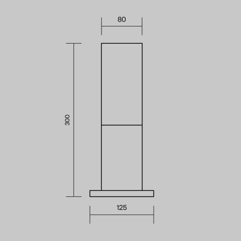 Stalp de Iluminat Exterior O418FL-01B_3