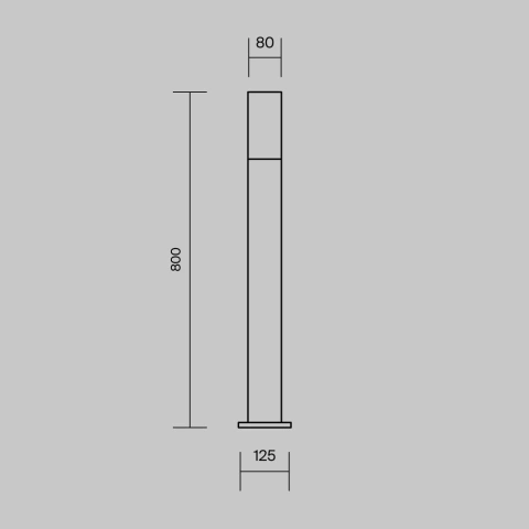 Stalp de Iluminat Exterior O418FL-01GR1_3