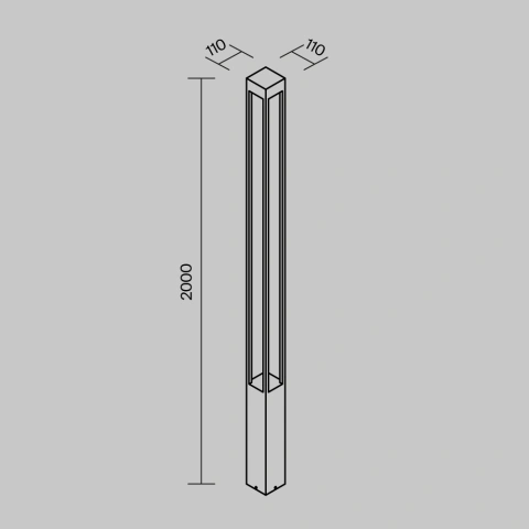 Stalp de Iluminat Exterior O424FL-L25GF_4