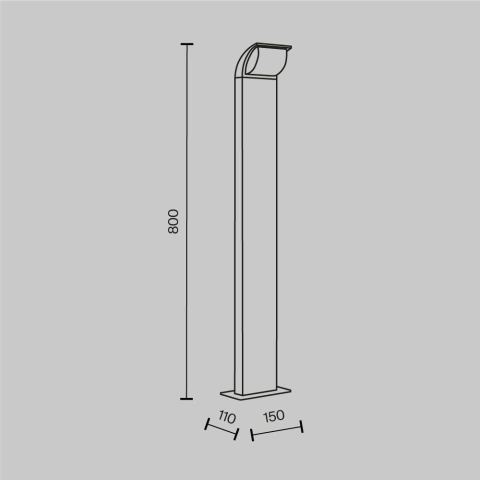 Stalp de Iluminat Exterior O446FL-L7GF3K_5