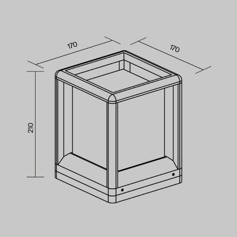 Stalp de Iluminat Exterior O455FL-01GF1_3