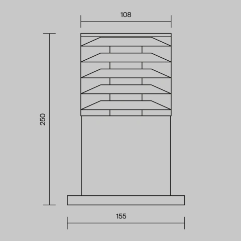 Stalp de Iluminat Exterior O576FL-01B1_3