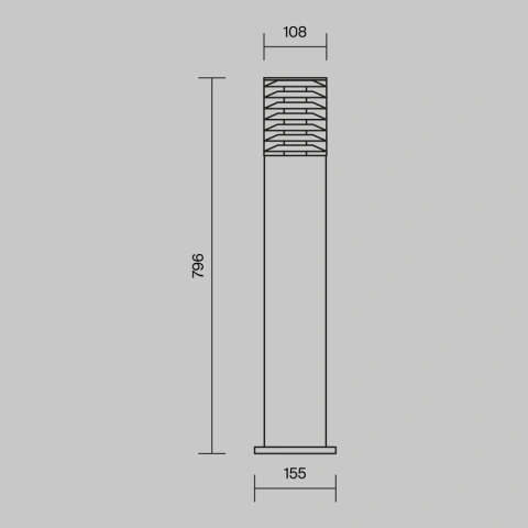 Stalp de Iluminat Exterior O576FL-01B_5