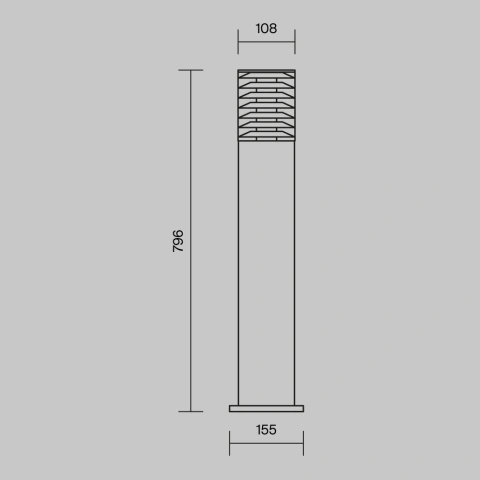 Stalp de Iluminat Exterior O576FL-01GR1_3