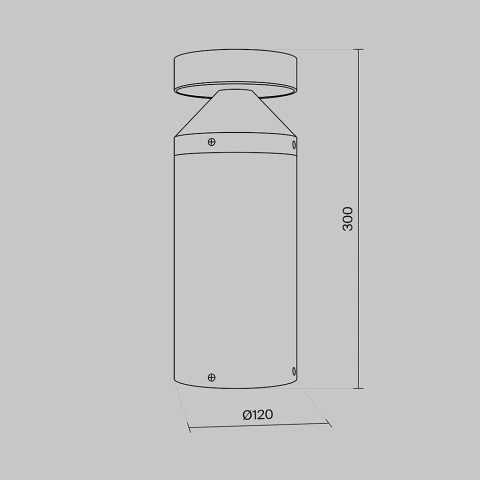 Stalp de Iluminat Exterior O591FL-L12GF3K_4