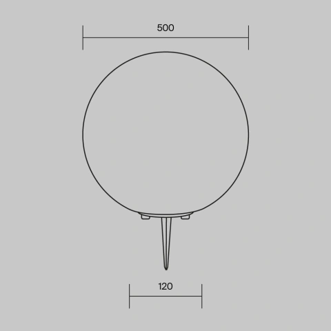 Stalp de Iluminat Exterior O594FL-01W1_3