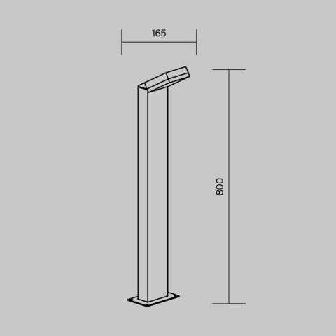 Stalp de Iluminat Exterior O595FL-L12B3K_5