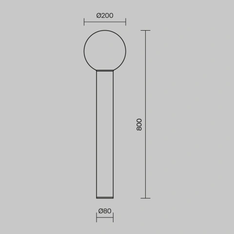 Stalp de Iluminat Exterior O598FL-01B_3