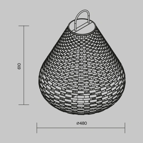 Stalp de Iluminat Exterior OSL599FL-L5B3K1_5