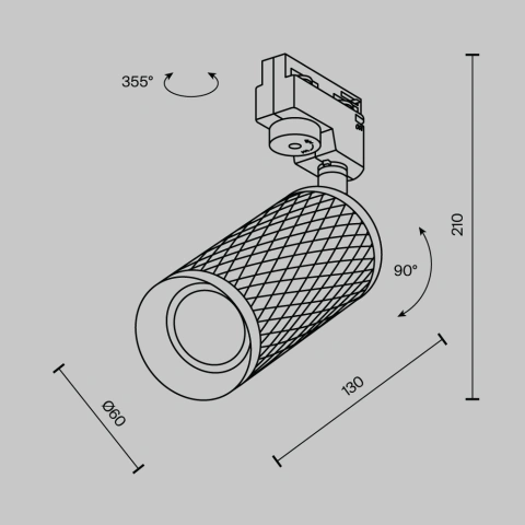 Spot Reglabil pe Sina TR011-1-GU10-W_5