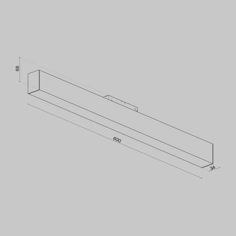Spot Liniar Sina Magnetica TR012-2-20W4K-B_4