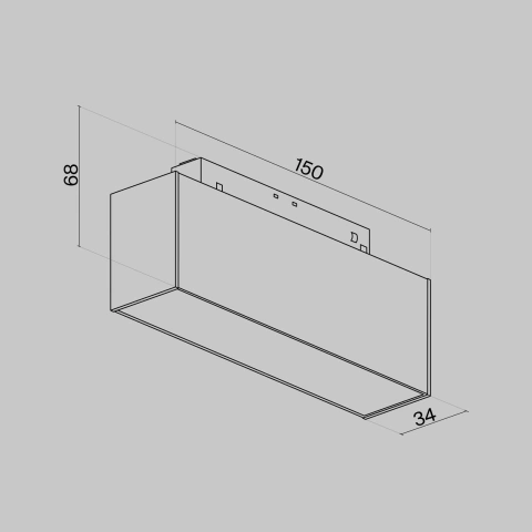 Spot Liniar Sina Magnetica TR012-2-7W4K-B_5