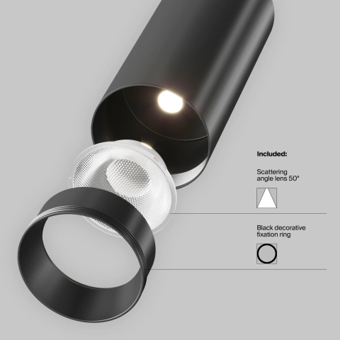 Spot Reglabil pe Sina Luminaire TR021-1-12B3K-W-B_4