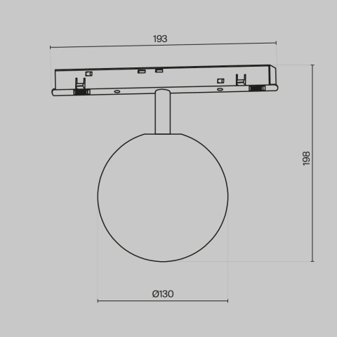 Pendul Sina Magnetica luminaire TR038-2-5W3K-1_5