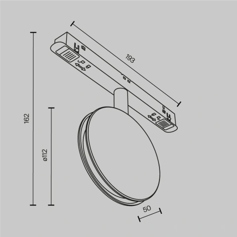 Spot Sina Magnetica Luminaire TR090-4-6W-DS-B_5