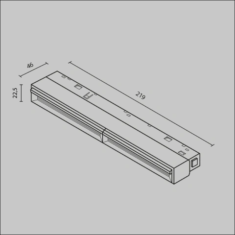 Spot Sina Magnetica Luminaire TR106-2-12W3K-B_5