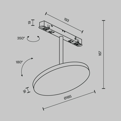 Spot Sina Magnetica Luminaire TR131-4-15W-DS-B_4