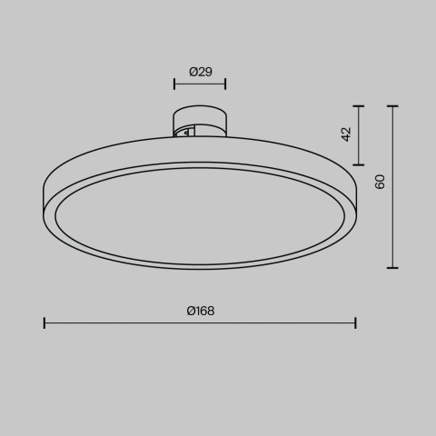 Spot Sina Magnetica Luminaire TR153-1-10W2.7K-BS-DE_5